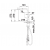 Bateria Blanco TRIMA z filtrem chrom 525 231